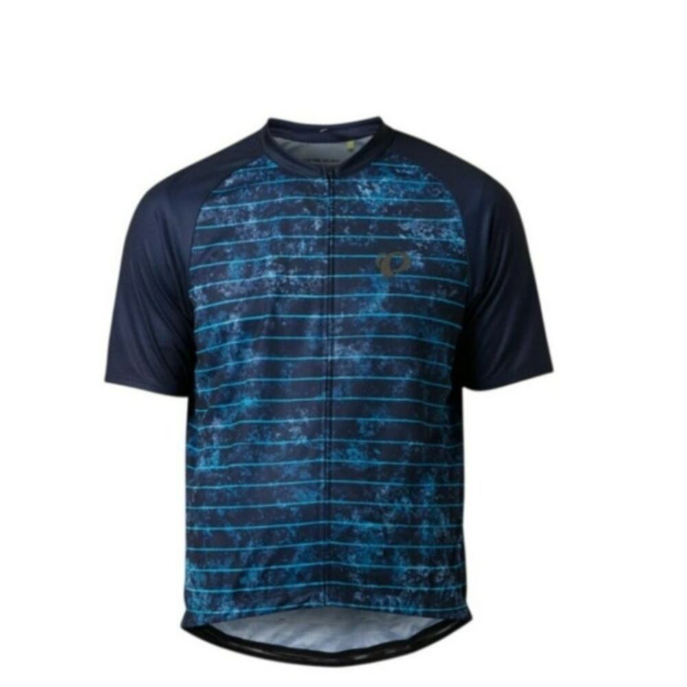 Pearl Izumi Men's Classic Cycling Jersey Blue Buzz Size Large Shirt Zip Up NEW